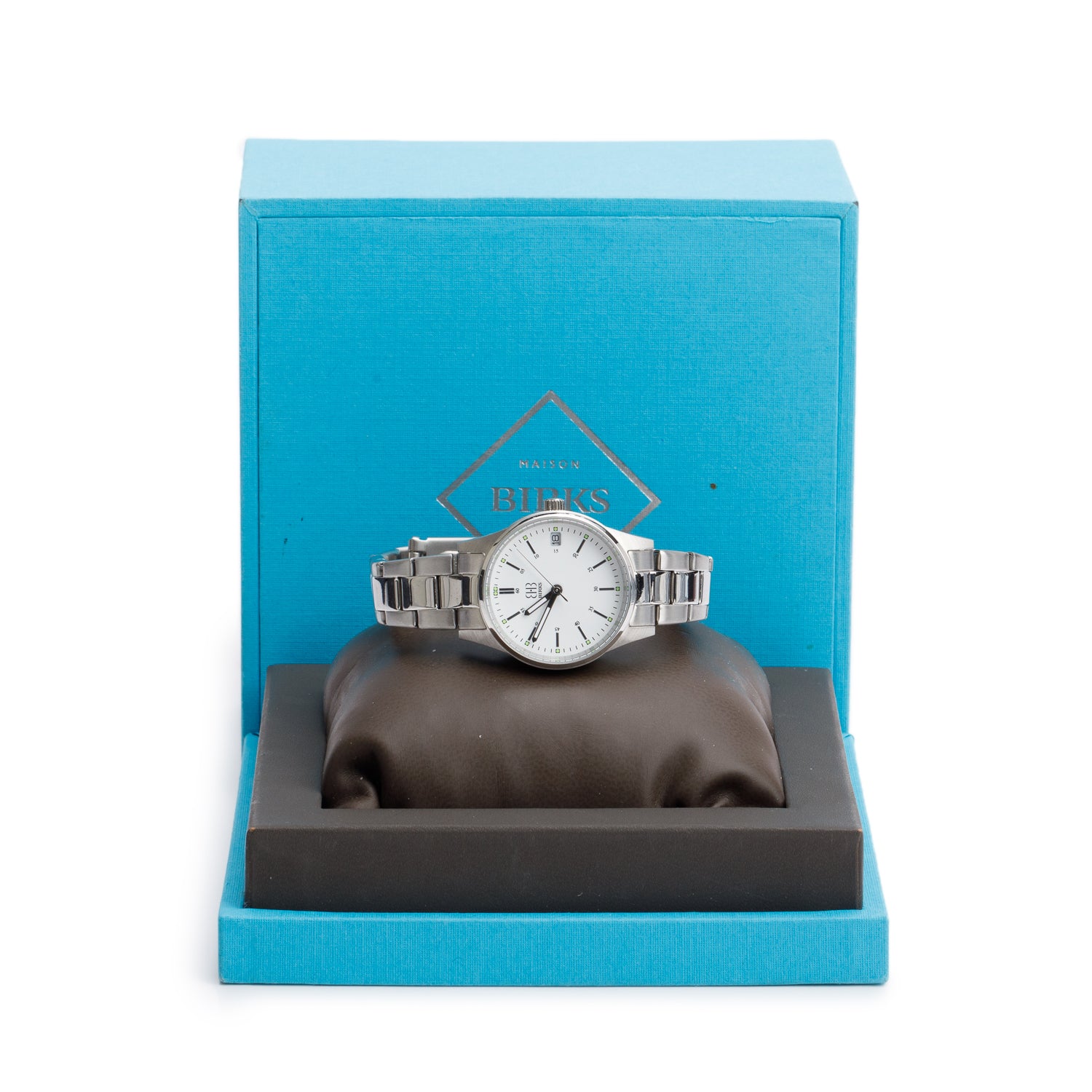 Birks Stainless Steel 29 MM Quartz Watch w/ Box