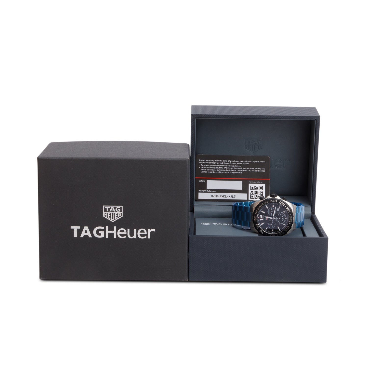 Tag Heuer 2025 Stainless Steel Formula 1 43 MM Chronograph Quartz Watch Black Dial CAZ1010 w/ Box & Papers