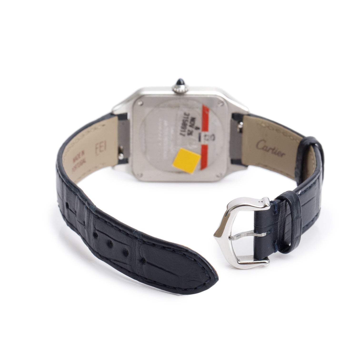 Cartier 2025 Stainless Steel Santos Dumont Watch, Small Model 4242 w/ Box & Papers