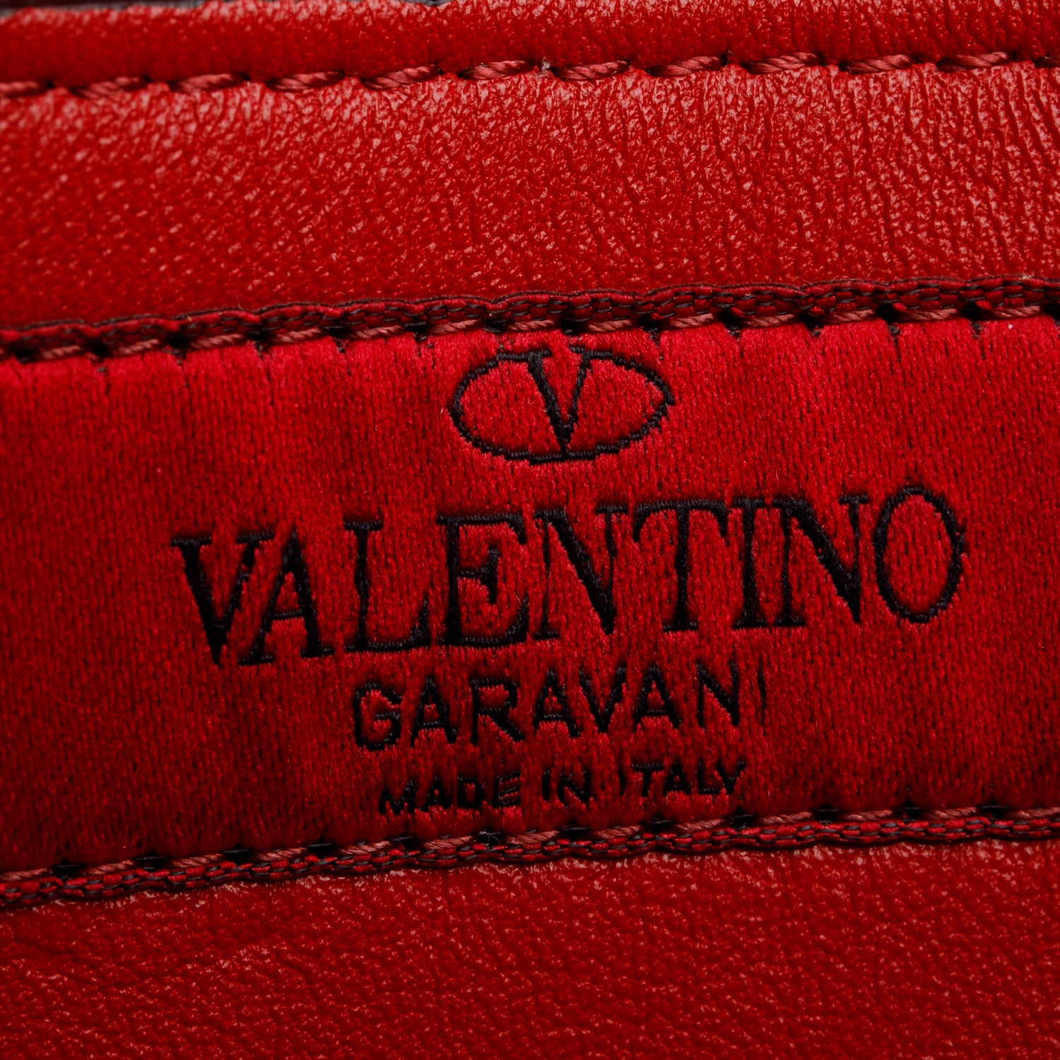 Valentino Pink Lambskin Rockstud Spike Wallet on Chain