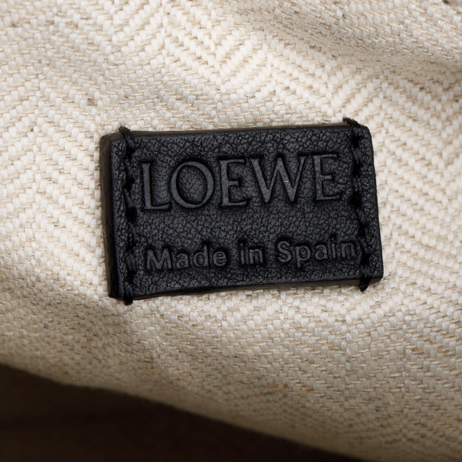 Loewe Black Calfskin Mini Puzzle Edge Bag w/ Strap