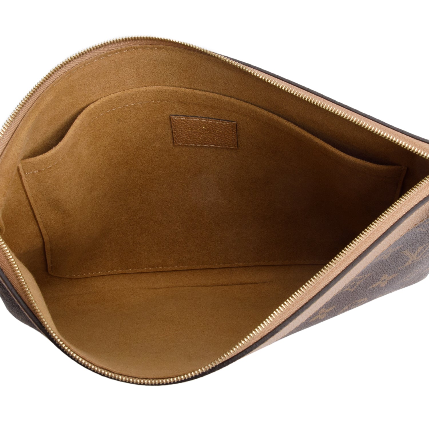 Louis Vuitton Brown Monogram Daily Pouch w/ Box & Receipt