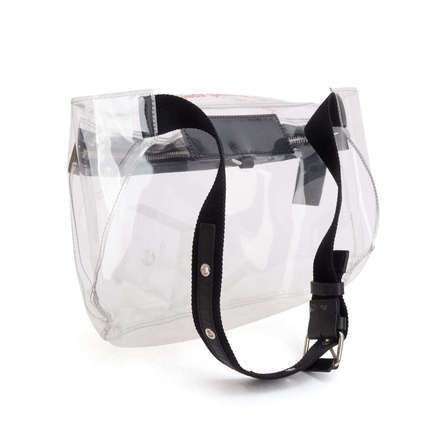 Valentino Black Galaxy PVC Belt Bag w/ Pouch