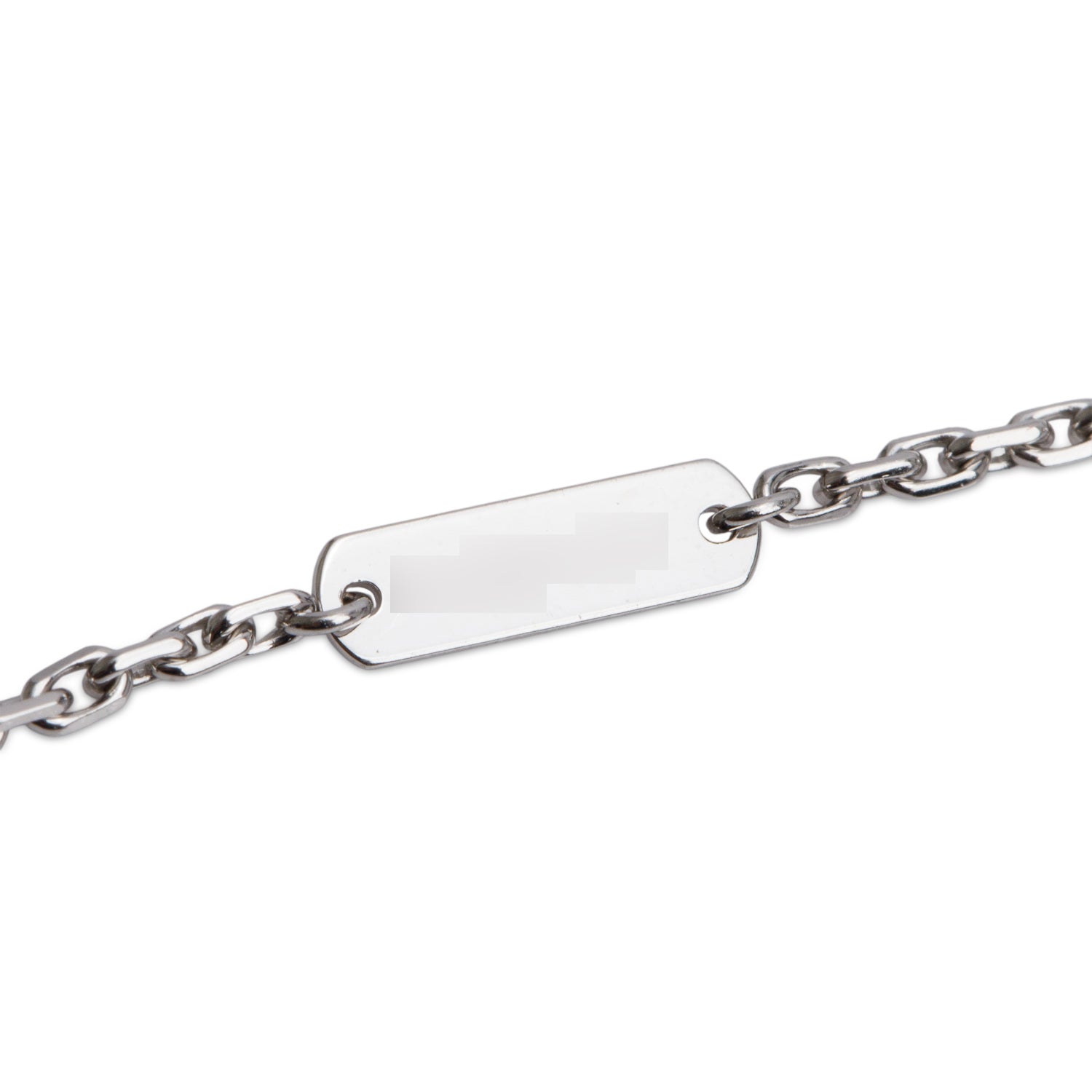 Van Cleef & Arpels 18k White Gold Magic Alhambra Mother Of Pearl Pendant Necklace w/ Pouch