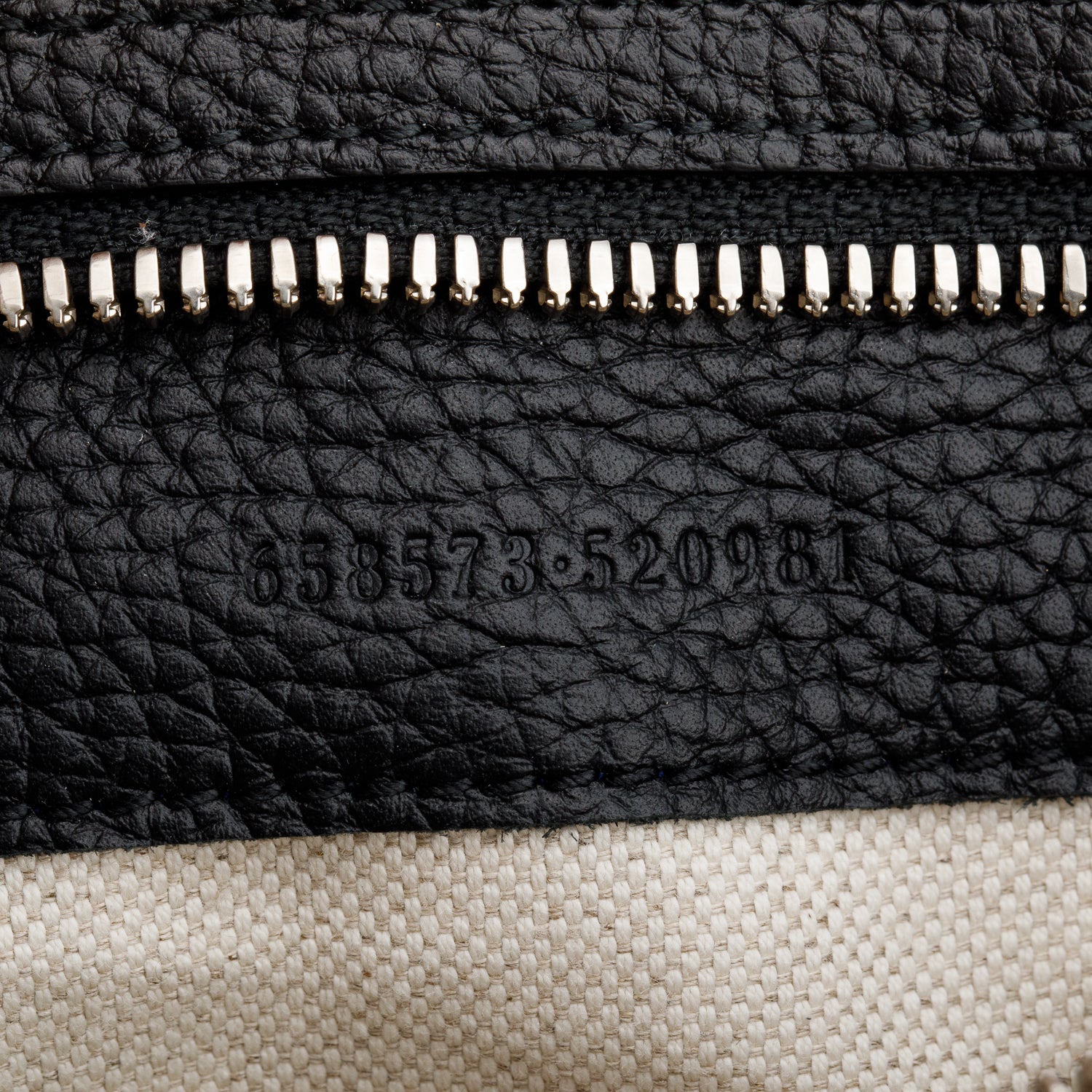 Gucci Black Jumbo GG Embossed Calfskin Leather Briefcase