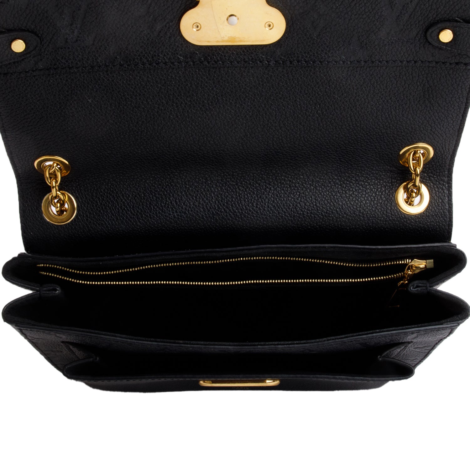 Louis Vuitton Black Monogram Empreinte Leather Vavin PM w/ Box