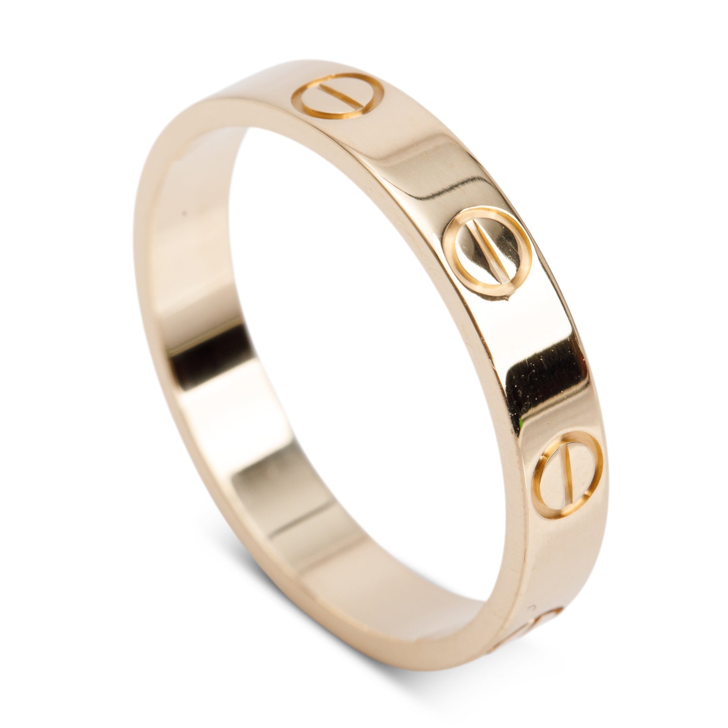 Cartier 2022 18k Yellow Gold 3.6 mm Love Wedding Band Ring, Size 55 7.25 w/ Box & Receipt