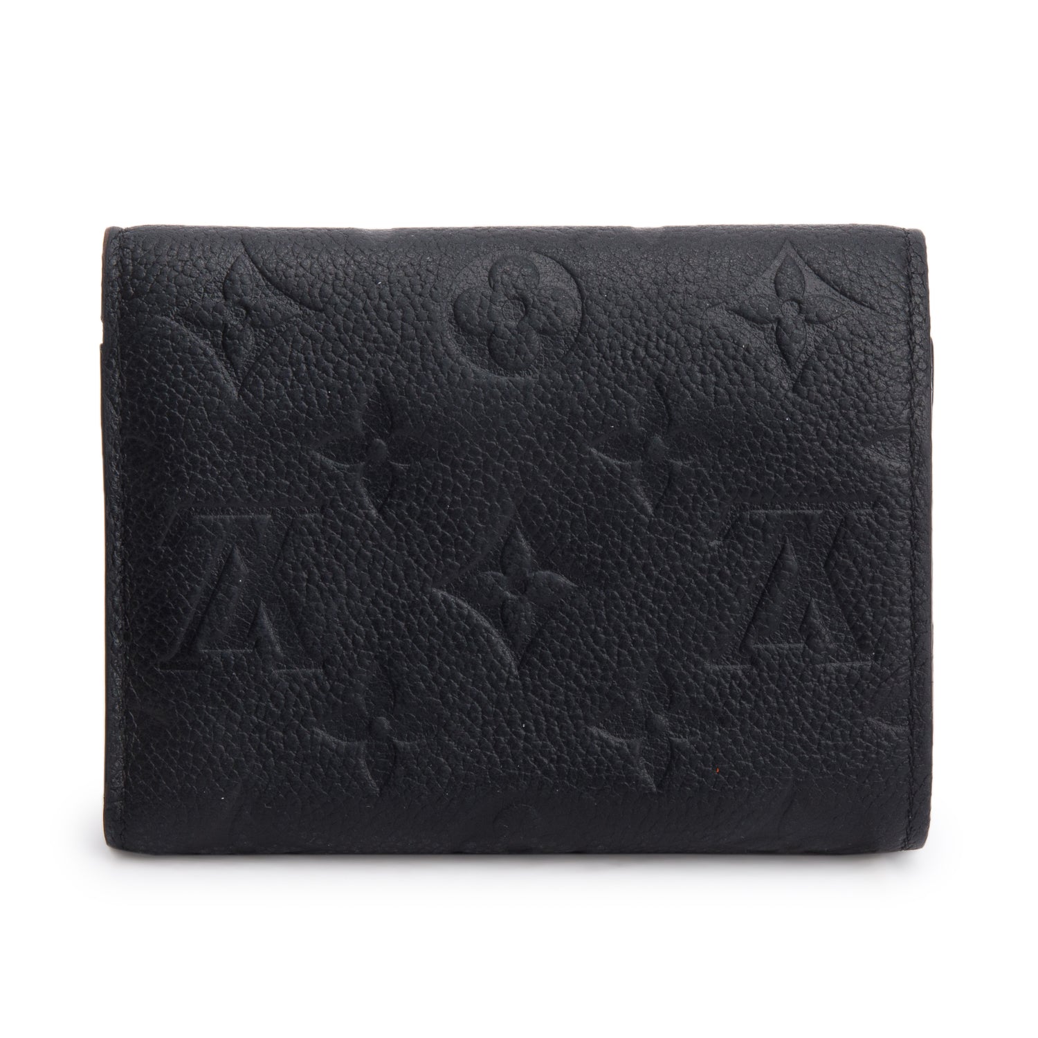 Louis Vuitton Black Monogram Empreinte Leather Victorine Wallet