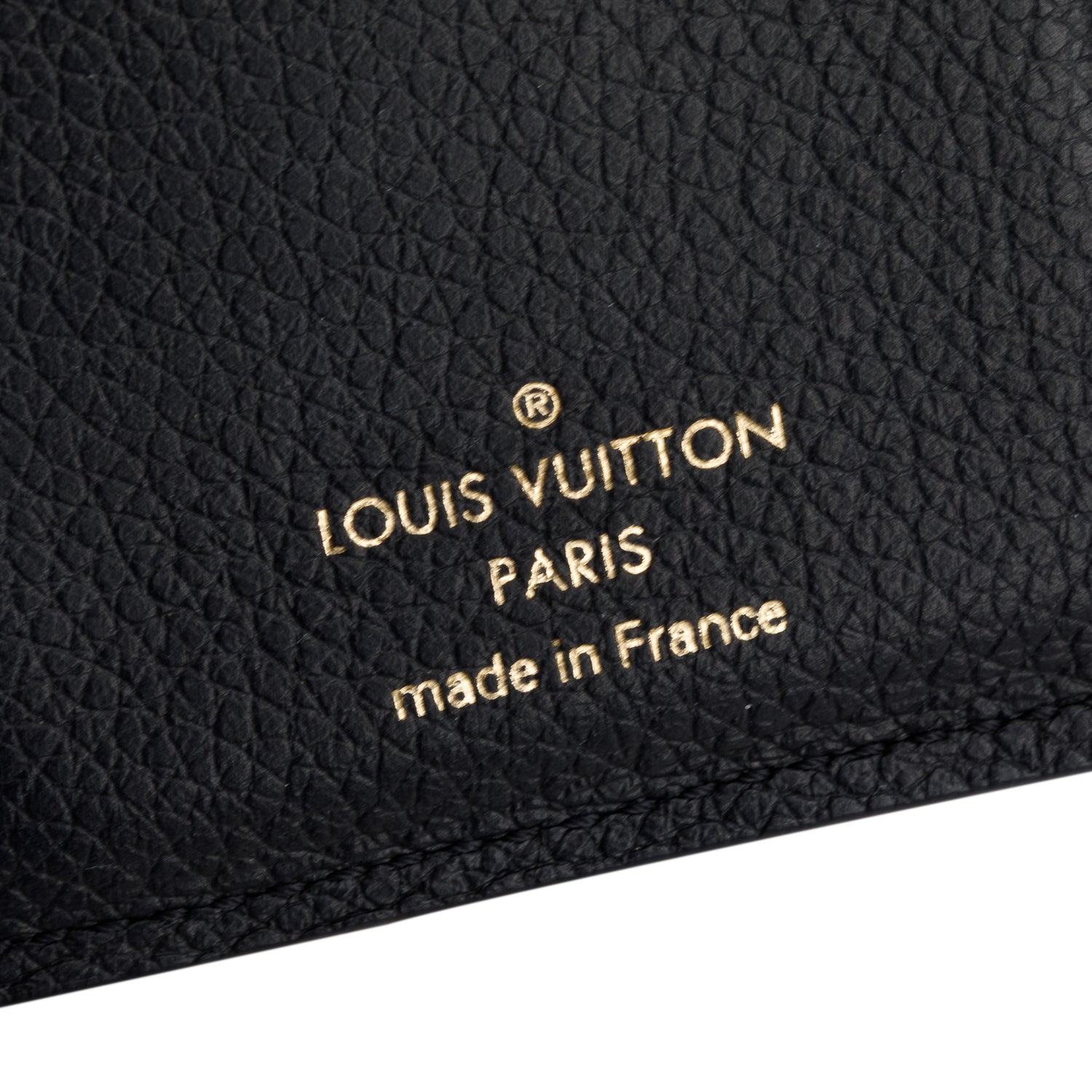 Louis Vuitton Black Monogram Empreinte Leather Victorine Wallet