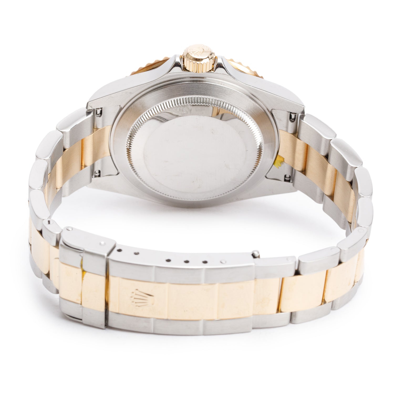 Rolex Stainless Steel & 18k Yellow Gold Submariner Date 40 MM Automatic Watch Blue Dial 16613 w/ Box & Papers