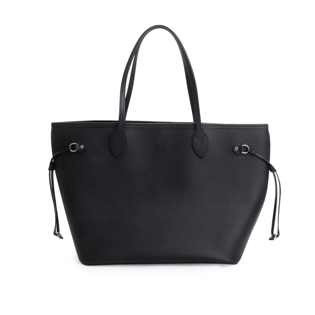Louis Vuitton Black Epi Leather Neverfull MM w/ Pouch