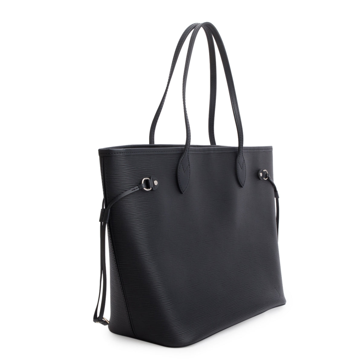 Louis Vuitton Black Epi Leather Neverfull MM w/ Pouch