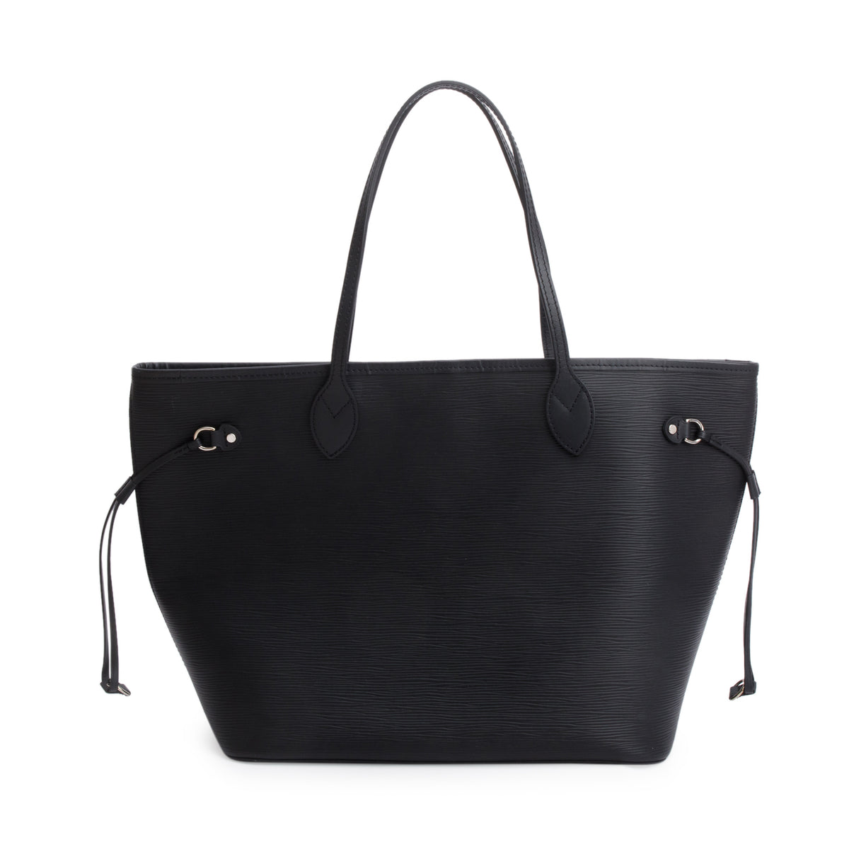 Louis Vuitton Black Epi Leather Neverfull MM w/ Pouch
