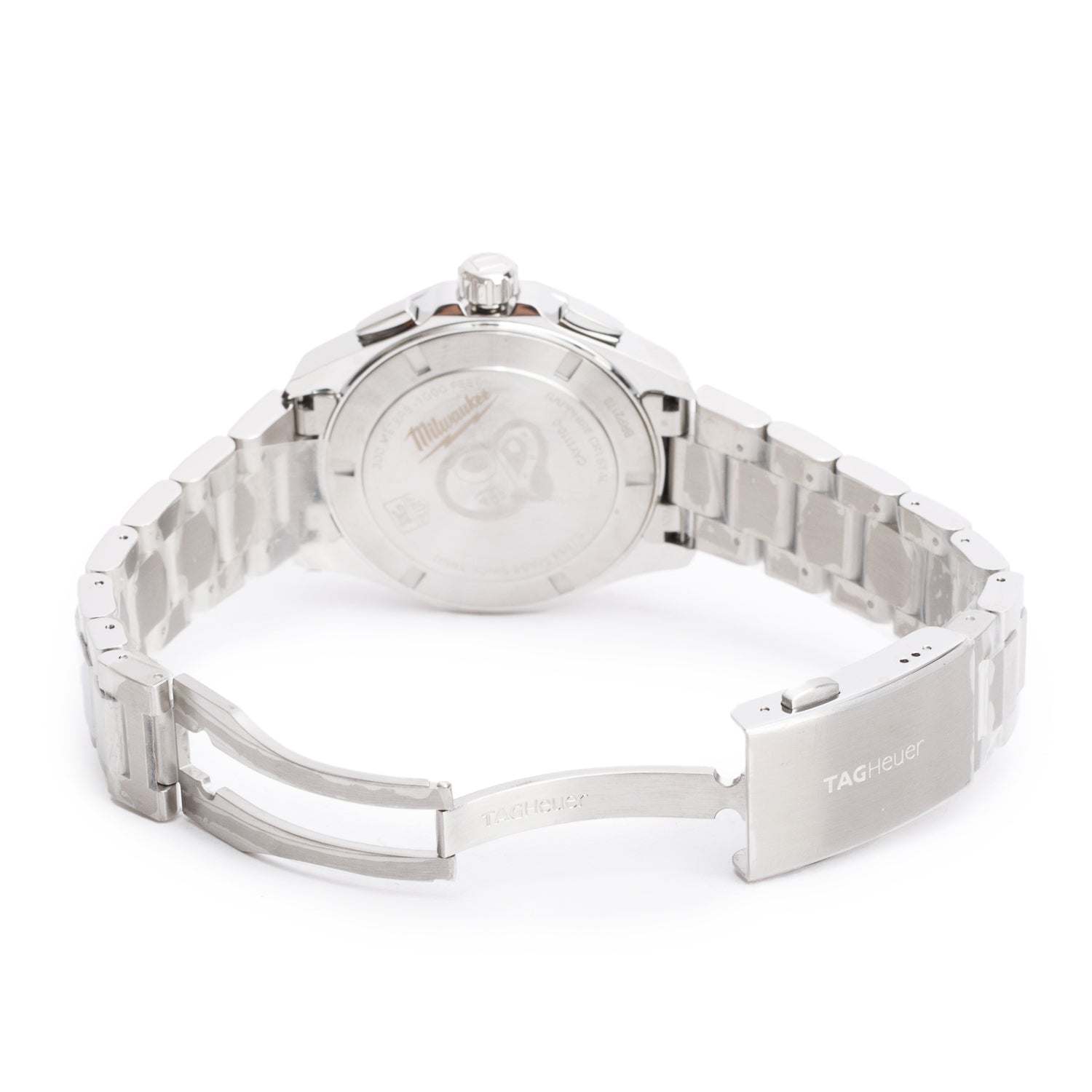 Tag Heuer Stainless Steel Aquaracer 43 MM Chronograph Watch CAY1110-0 w/ Box & Papers