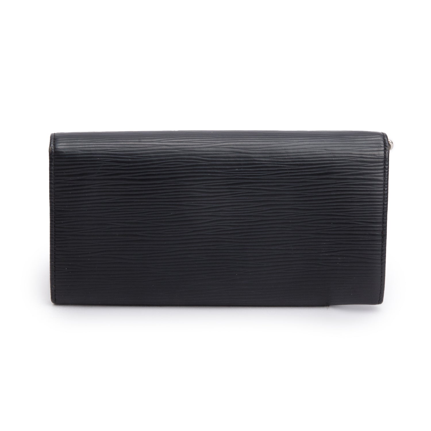 Louis Vuitton Black Epi Leather Sarah Wallet