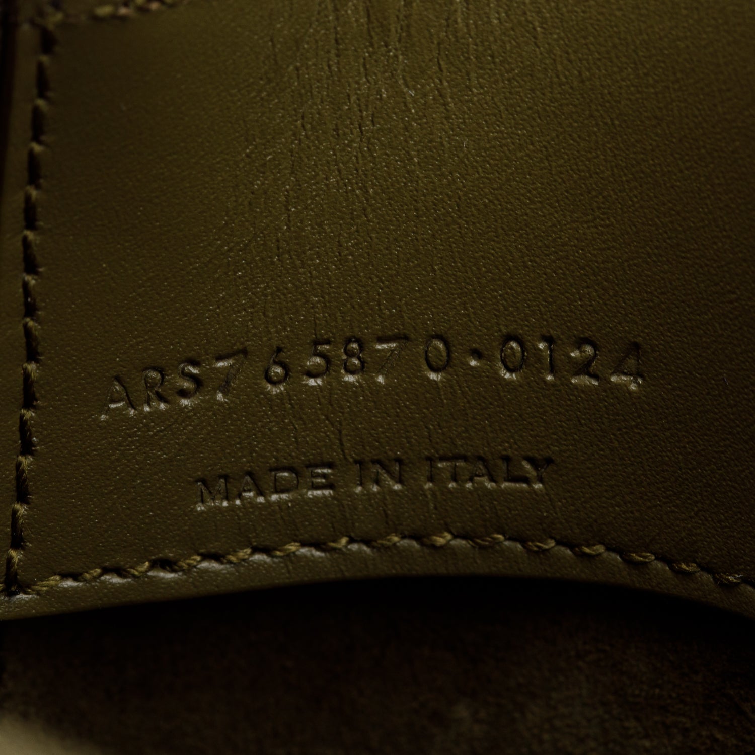 Saint Laurent 2024 Olive Shiny Calfskin Le 37 Mini Bucket Bag w/ Strap