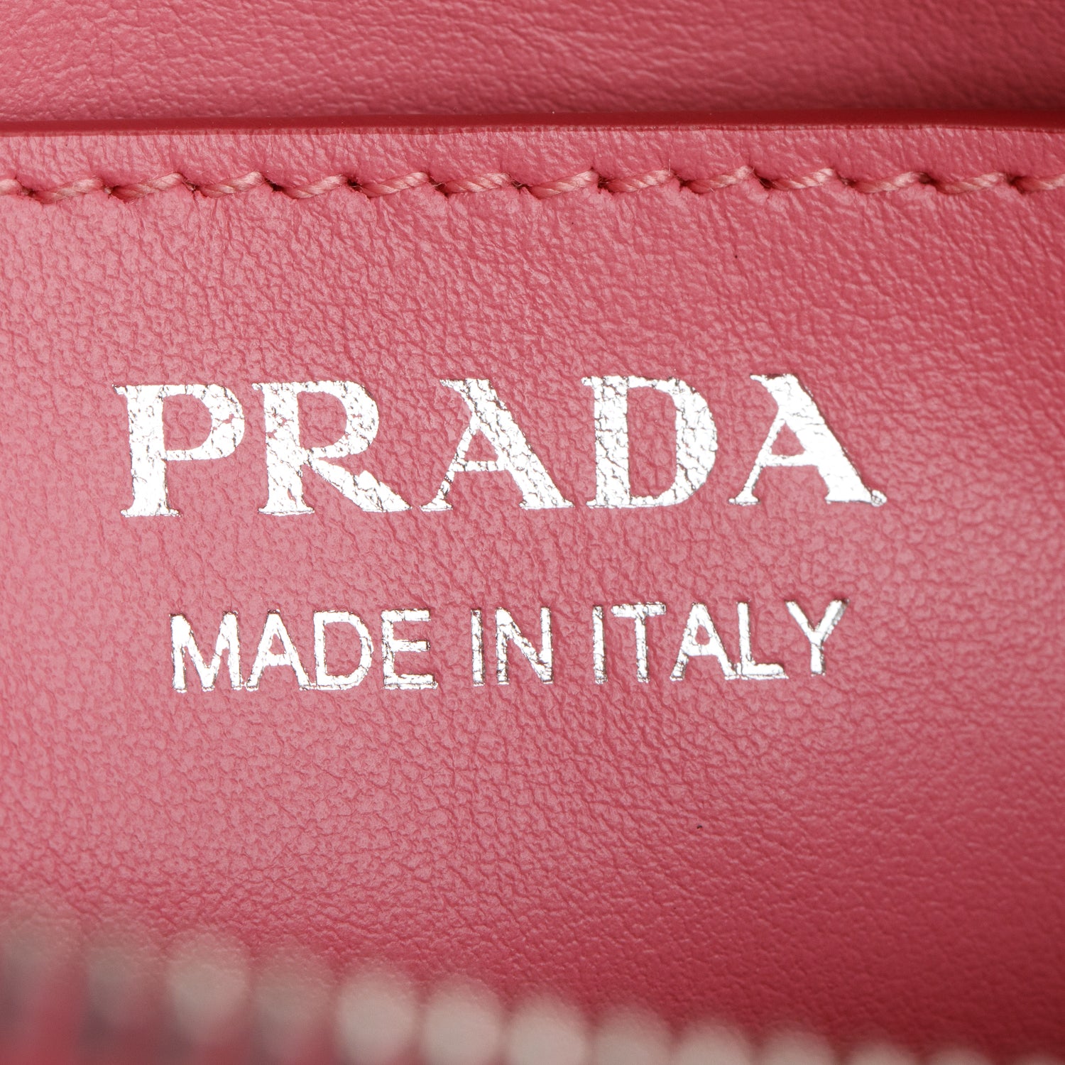 Prada Pink Soft Calfskin Diagramme Camera Bag