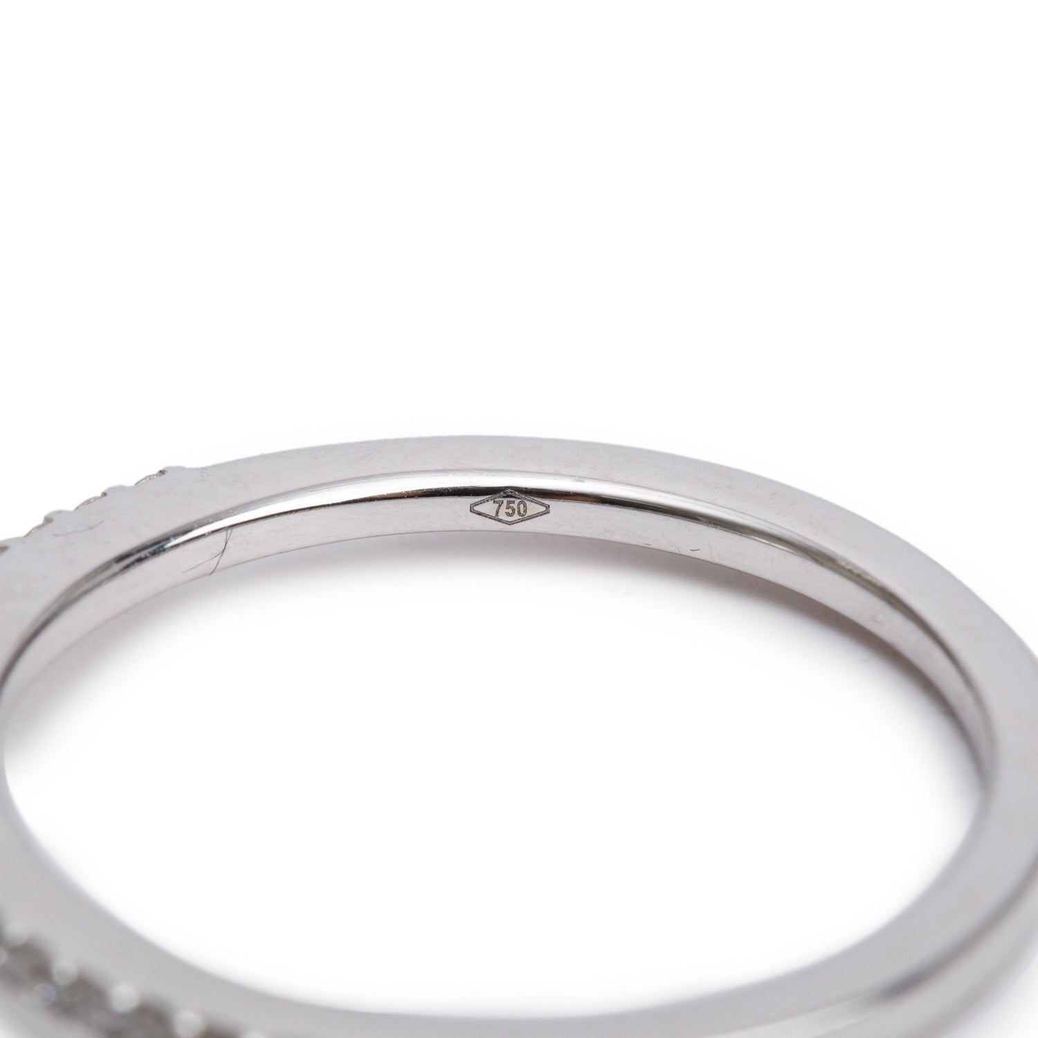 Effy 18k White Gold Diamond Illusion Setting Engagement Ring, Size 7