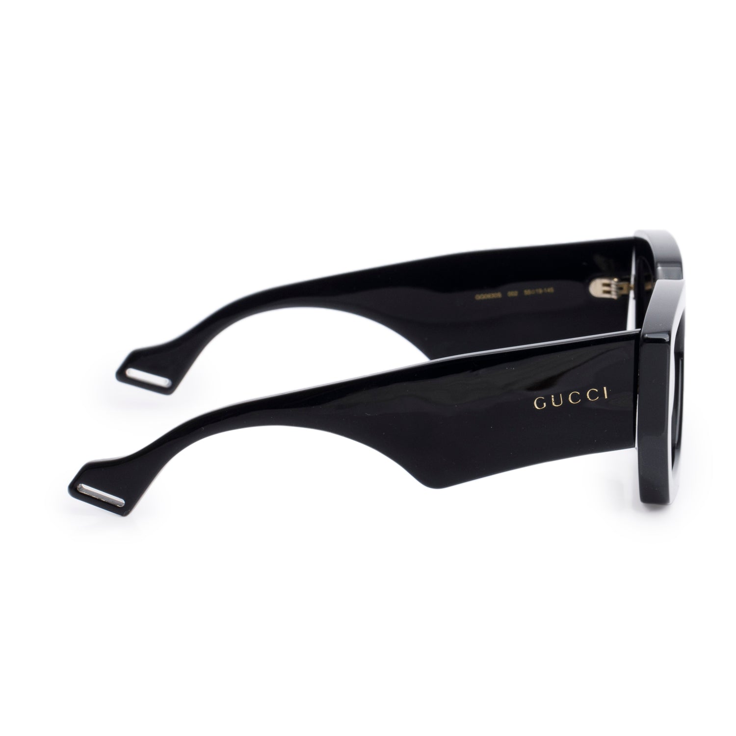 Gucci GG0630S Black Acetate Square Sunglasses w/ Case