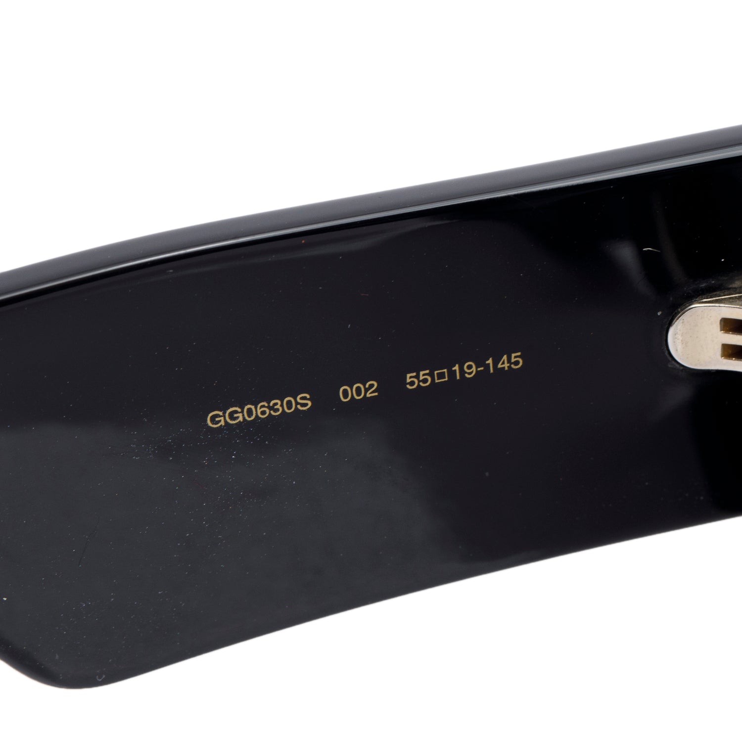 Gucci GG0630S Black Acetate Square Sunglasses w/ Case