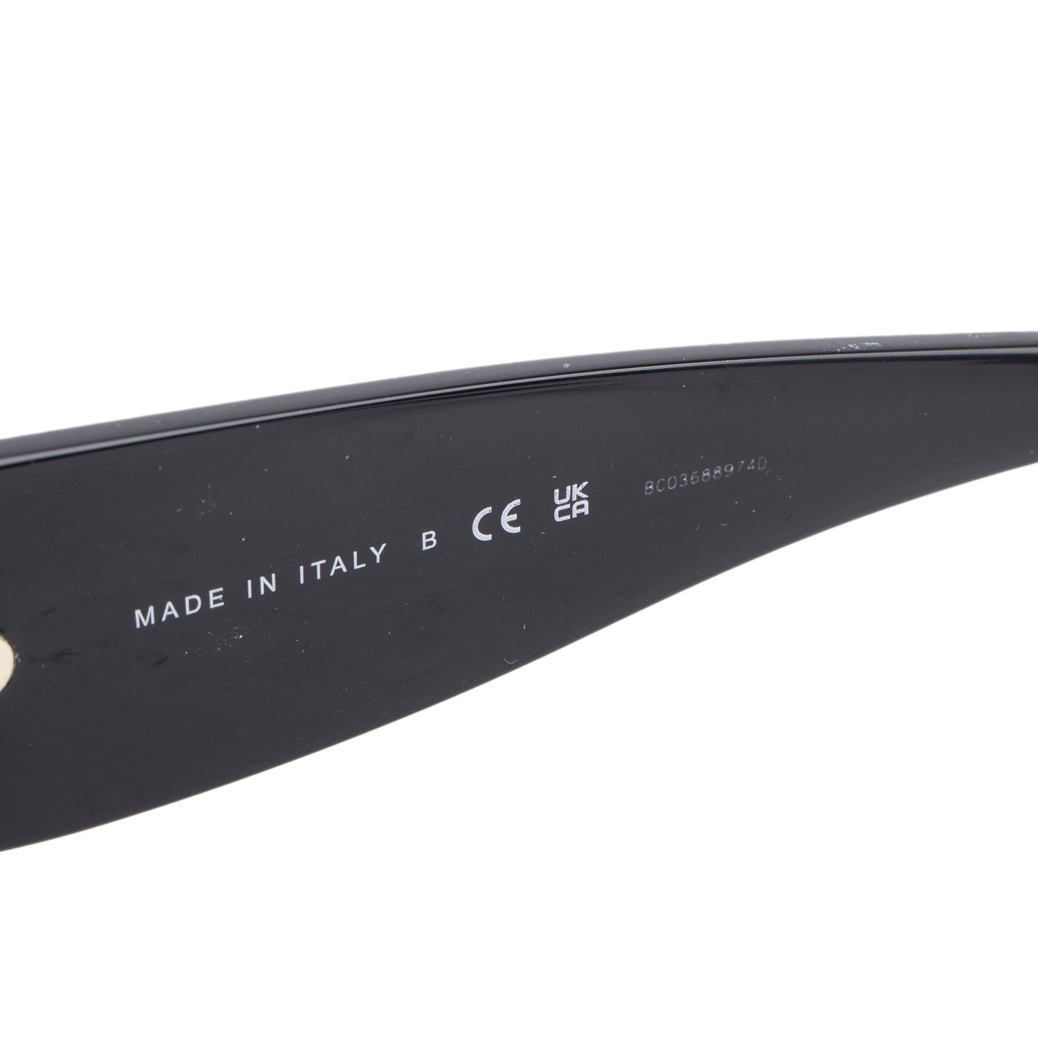 Chanel 5435 Black Interlocking CC Square Sunglasses w/ Box & Case