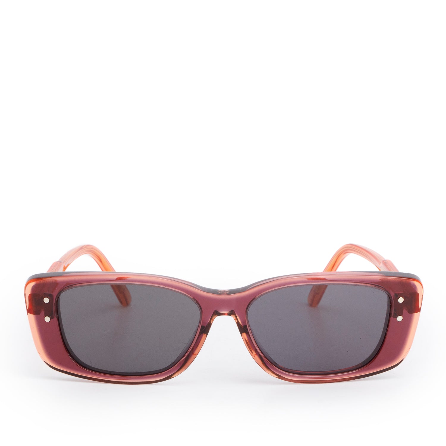 Christian Dior Orange Diorhighlight S21 Rectangle Sunglasses w/ Case