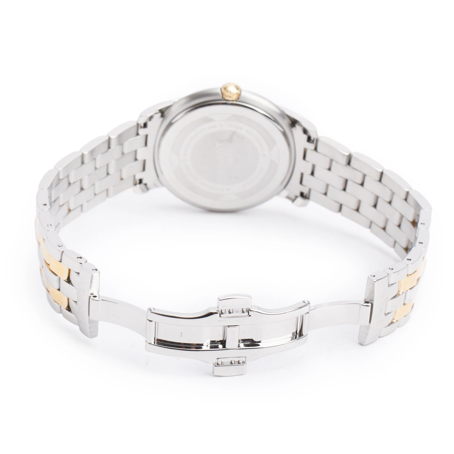 Tissot Two-Tone Stainless Steel Ballade III 39.5 MM Quartz Watch Silver Dial