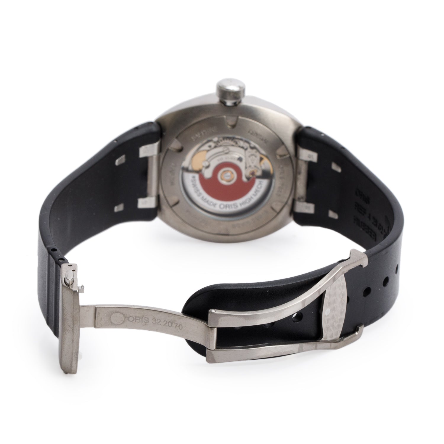 Oris Titanium TT3 Day Date 41 MM Automatic Watch Black Dial