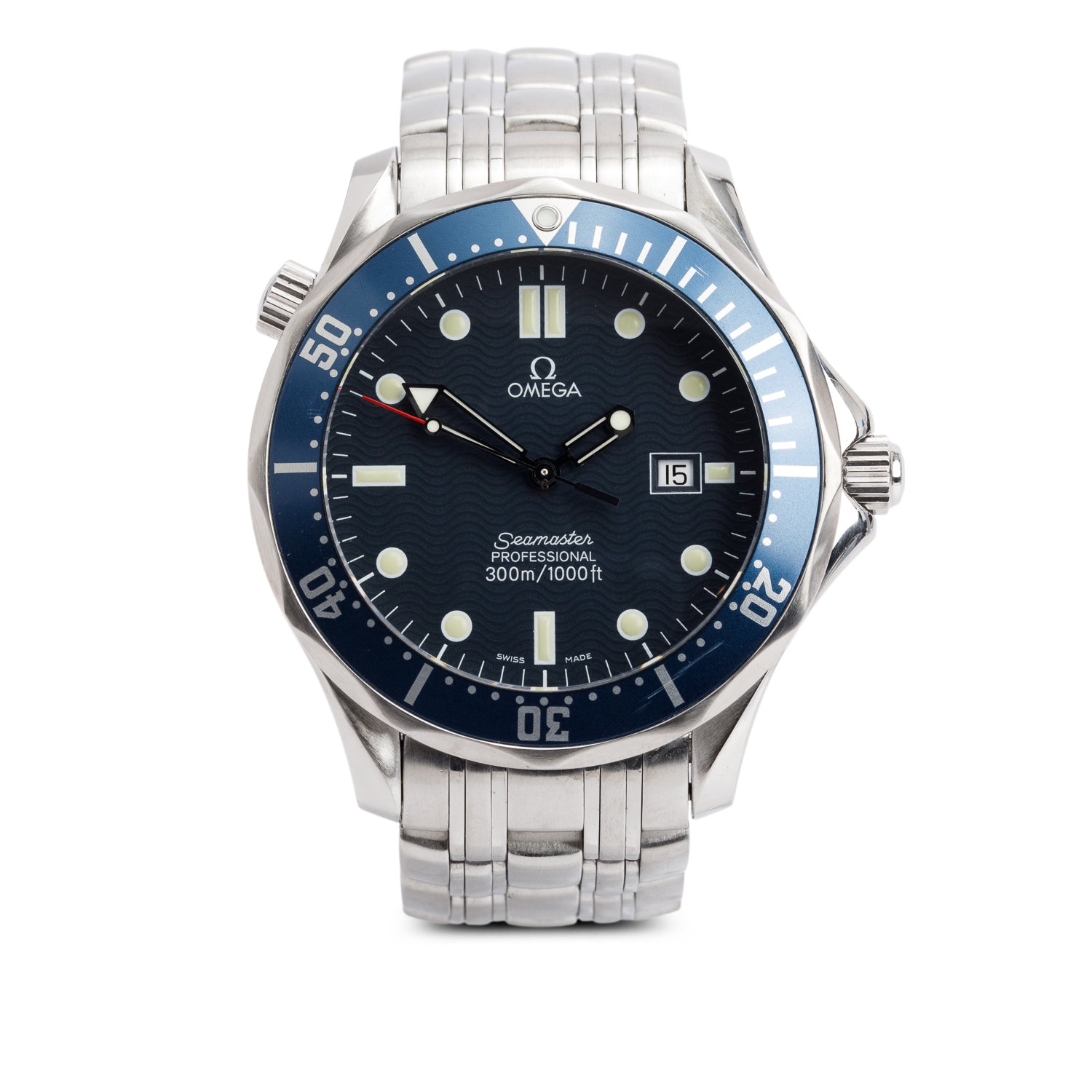 Omega Stainless Steel Seamaster Professional Diver 300M 41 MM Quartz Watch
