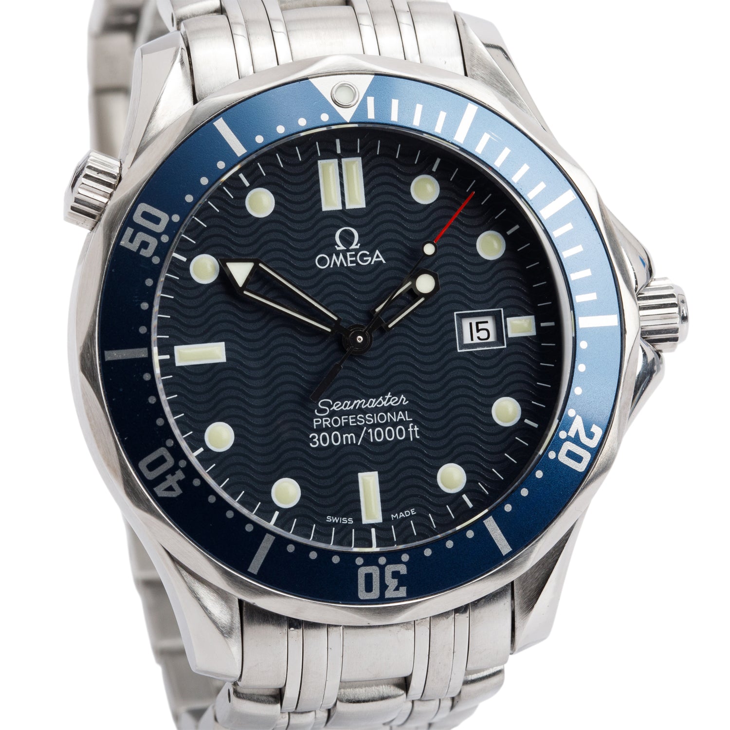 Omega Stainless Steel Seamaster Professional Diver 300M 41 MM Quartz Watch
