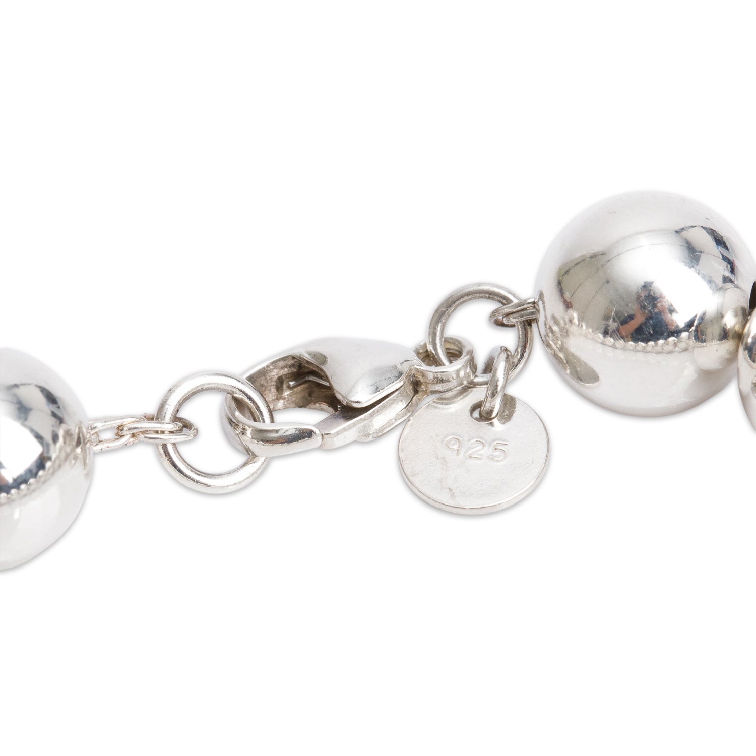 Tiffany & Co. Sterling Silver 10 MM HardWear Ball Bracelet