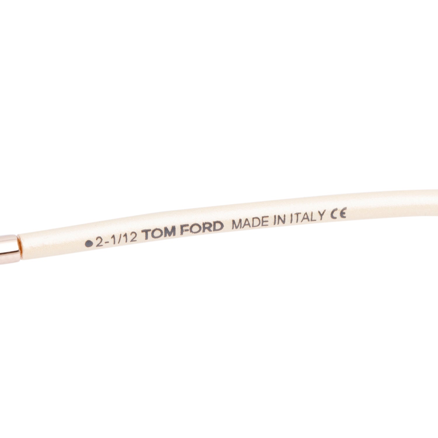 Tom Ford TF130 Shiny Gold Metal Miranda Oversized Sunglasses w/ Case