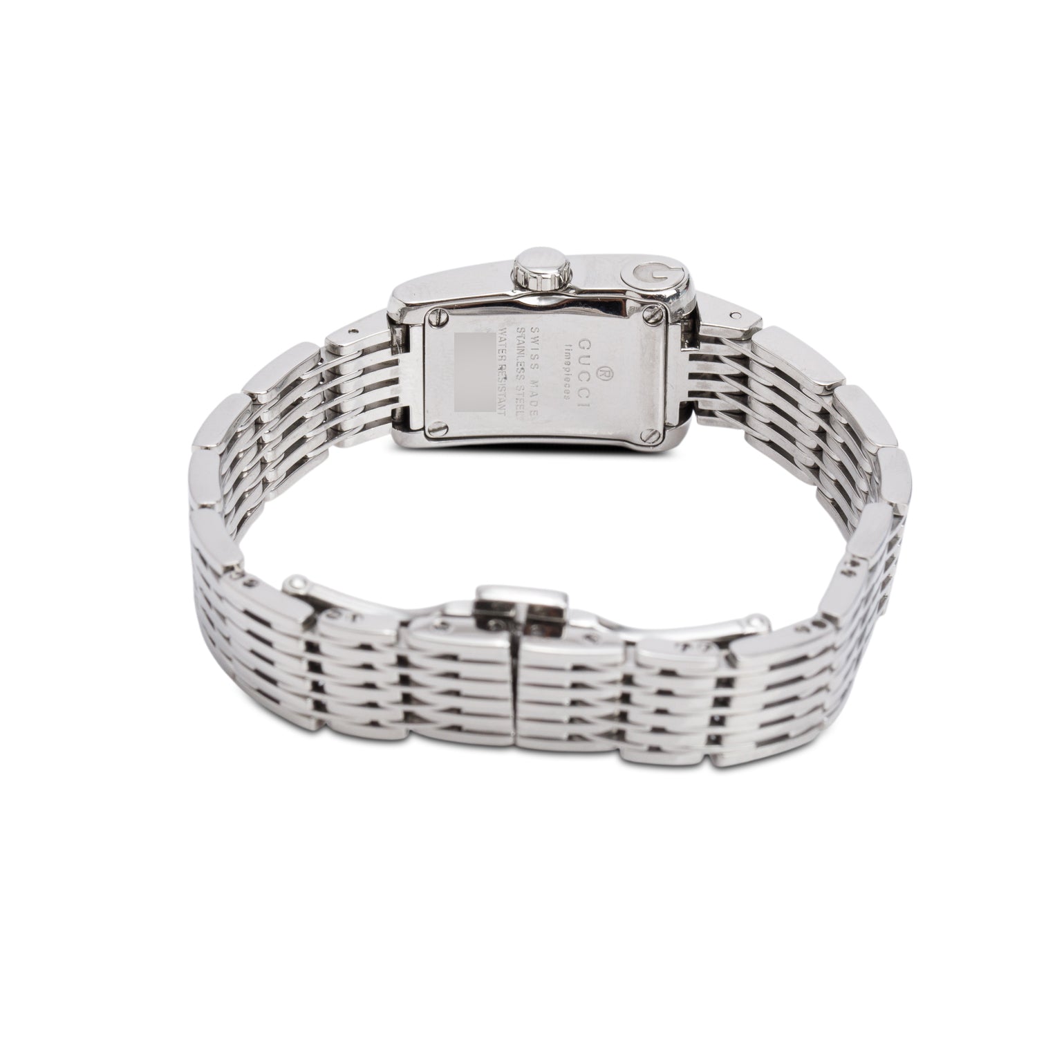 Gucci Stainless Steel Diamond Bezel 8600 Series Watch Mother of Pearl Dial