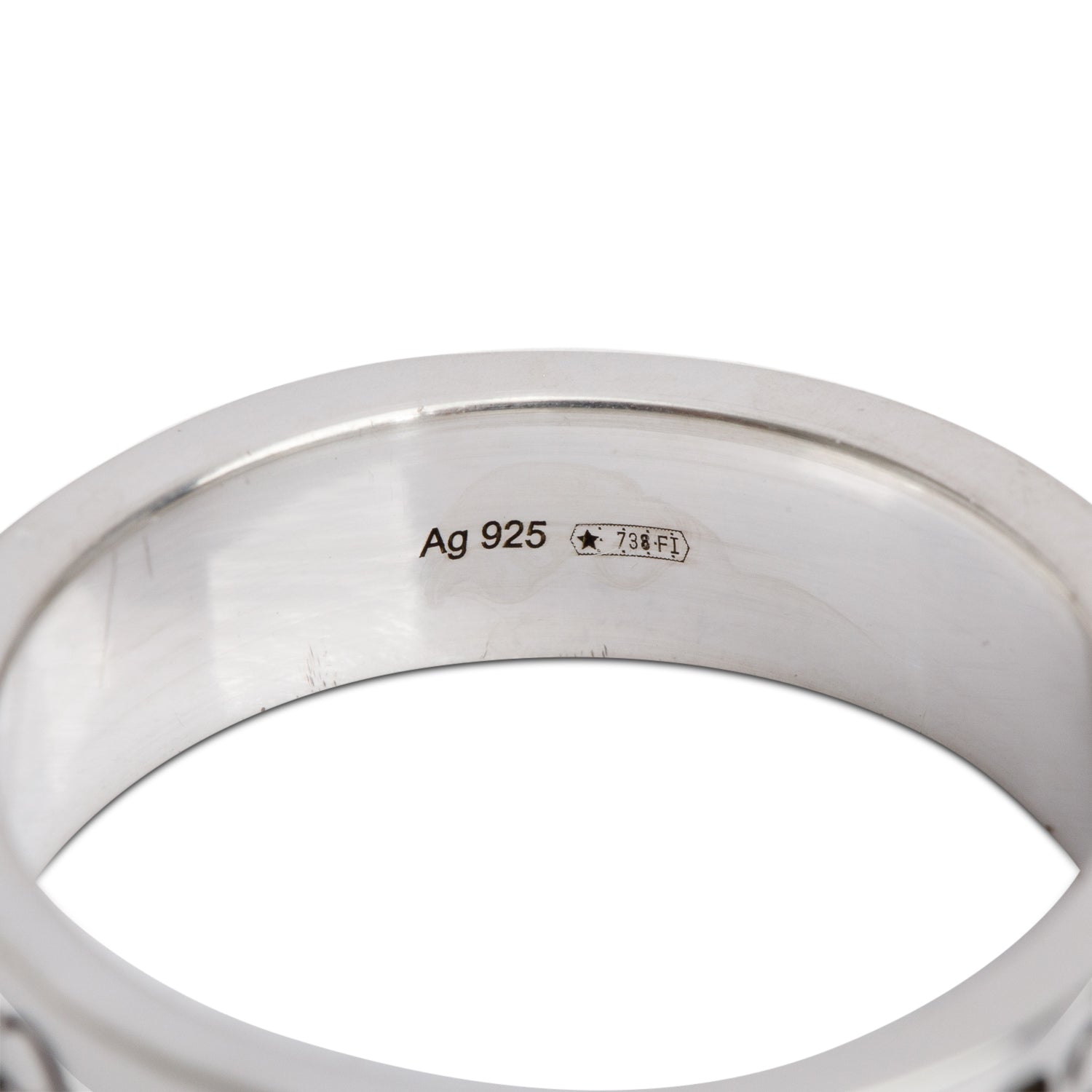 Gucci Sterling Silver Ghost Ring, Size 9