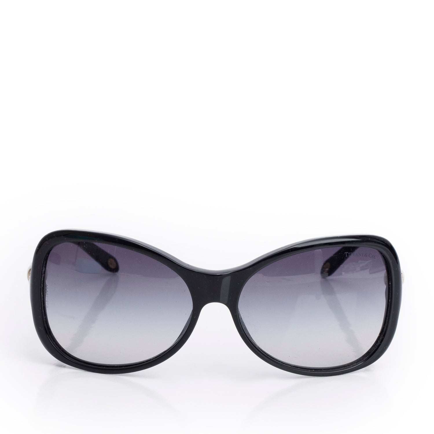 Tiffany & Co. TF4024 Black Square Gradient Sunglasses w/ Case