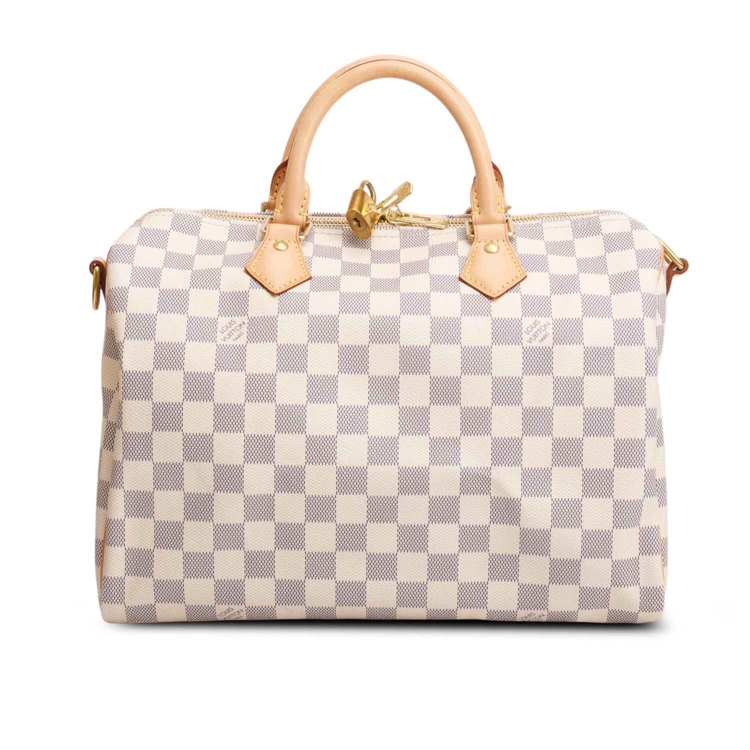 Louis Vuitton Damier Azur Speedy Bandouliere 30 w/ Box & Strap