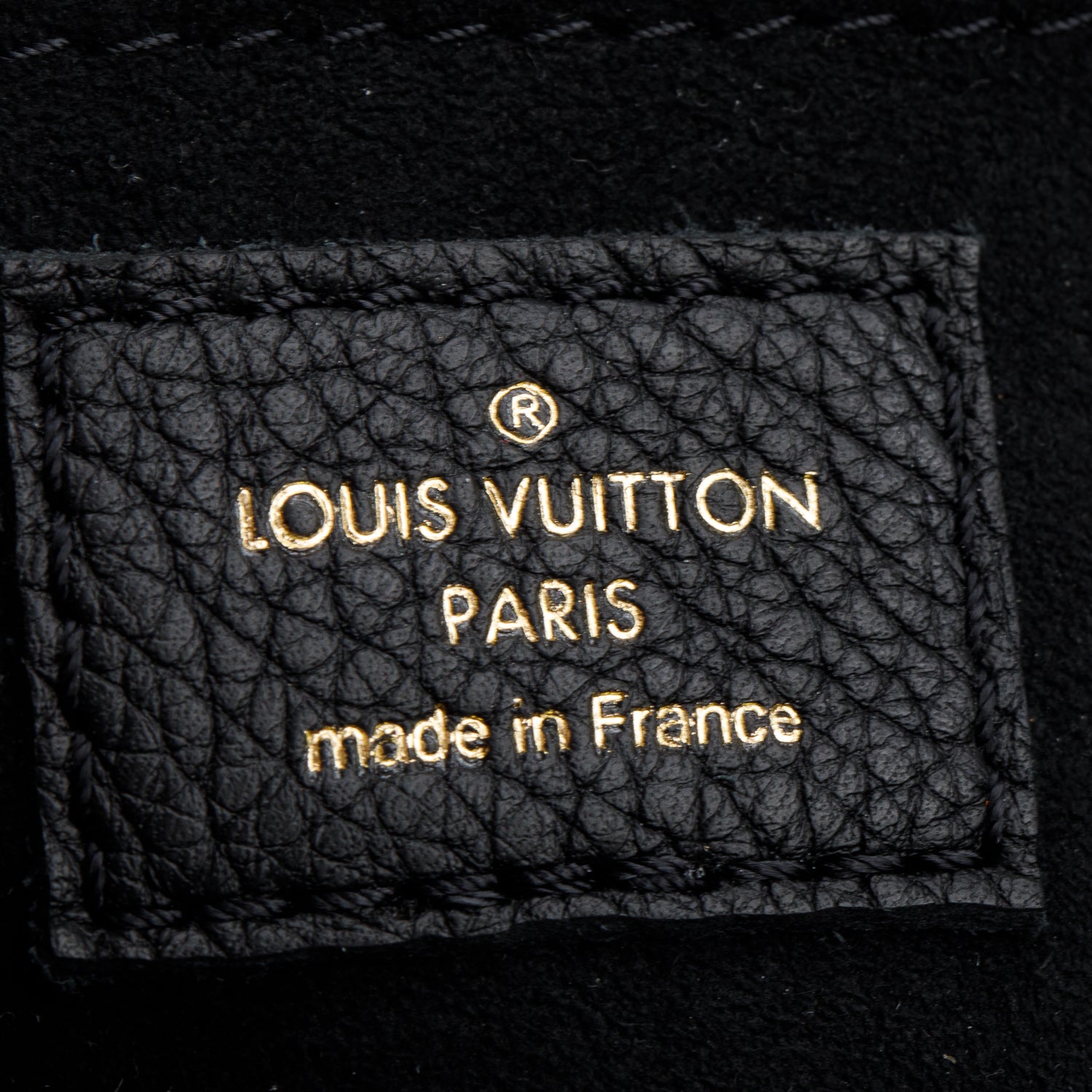 Louis Vuitton 2022 Black Grained Calfskin Lockme Tender w/ Box, Receipt & Straps