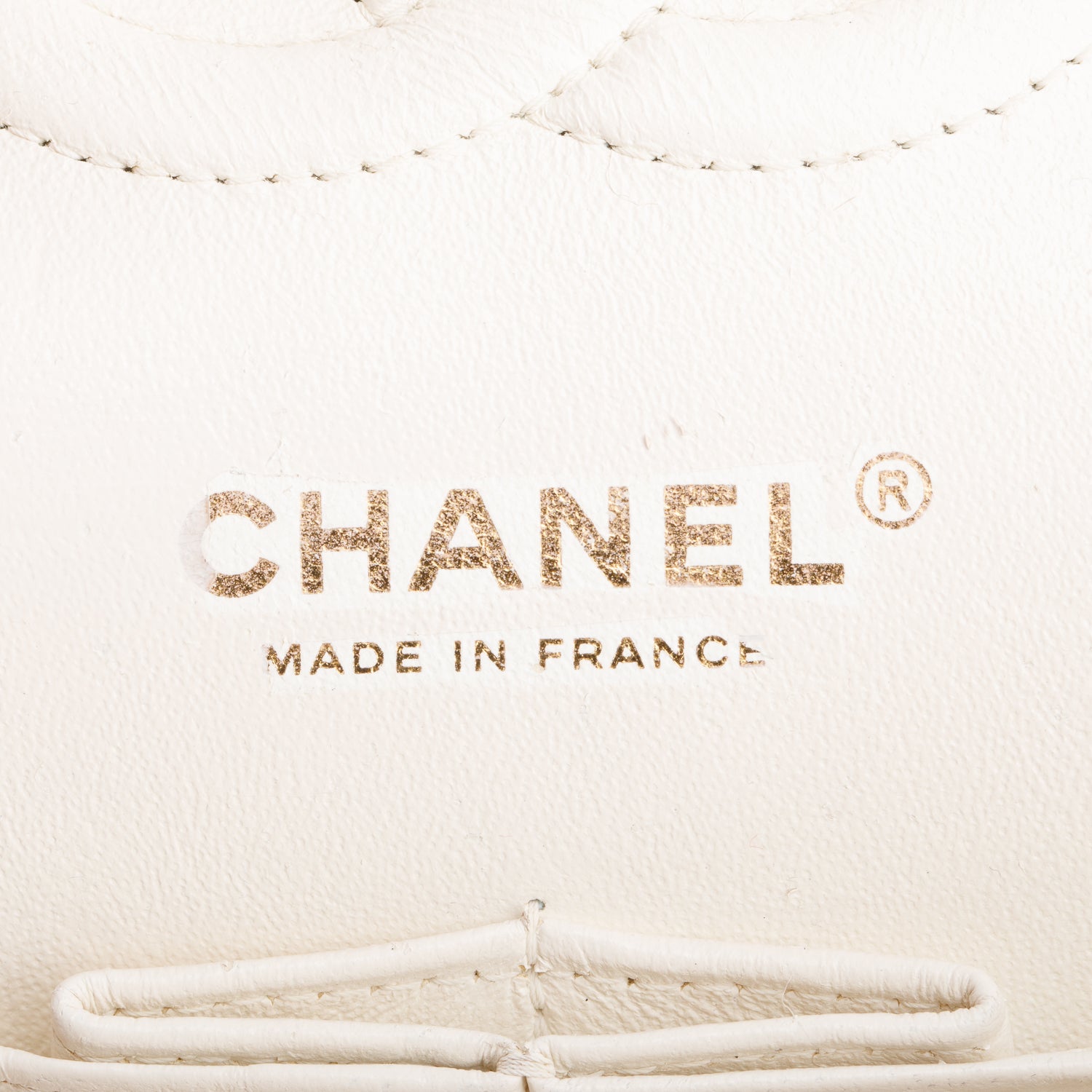 Chanel White Caviar Quilted Medium Double Flap Bag w/ Box