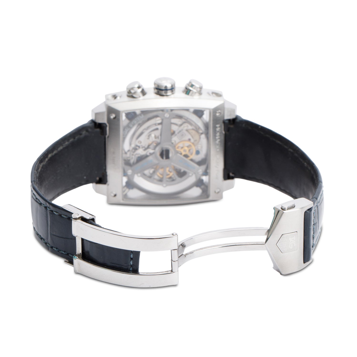 Tag Heuer Stainless Steel Limited Edition Steve McQueen Le Mans Monaco 40.5 MM Automatic Chronograph Watch Blue Dial CAL5111