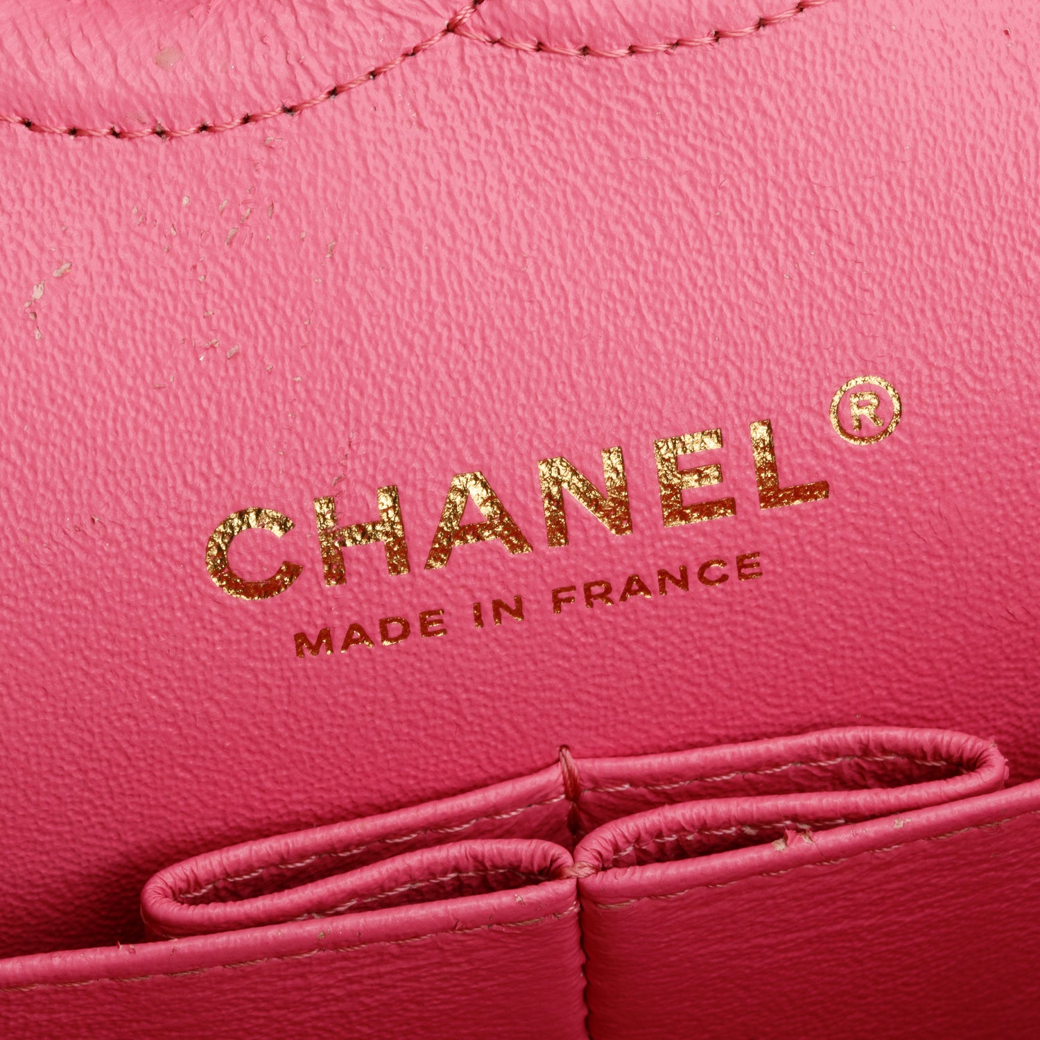 Chanel Pink Caviar Quilted Medium Double Flap Bag w/ Box