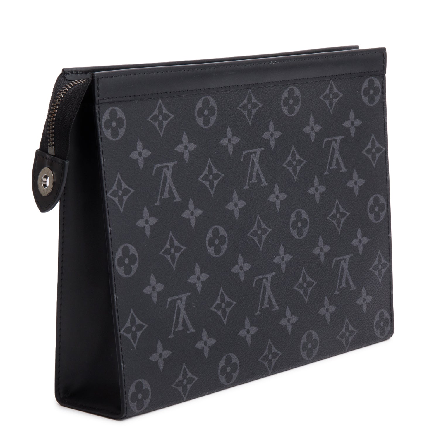 Louis Vuitton Monogram Eclipse Pochette Voyage MM w/ Box