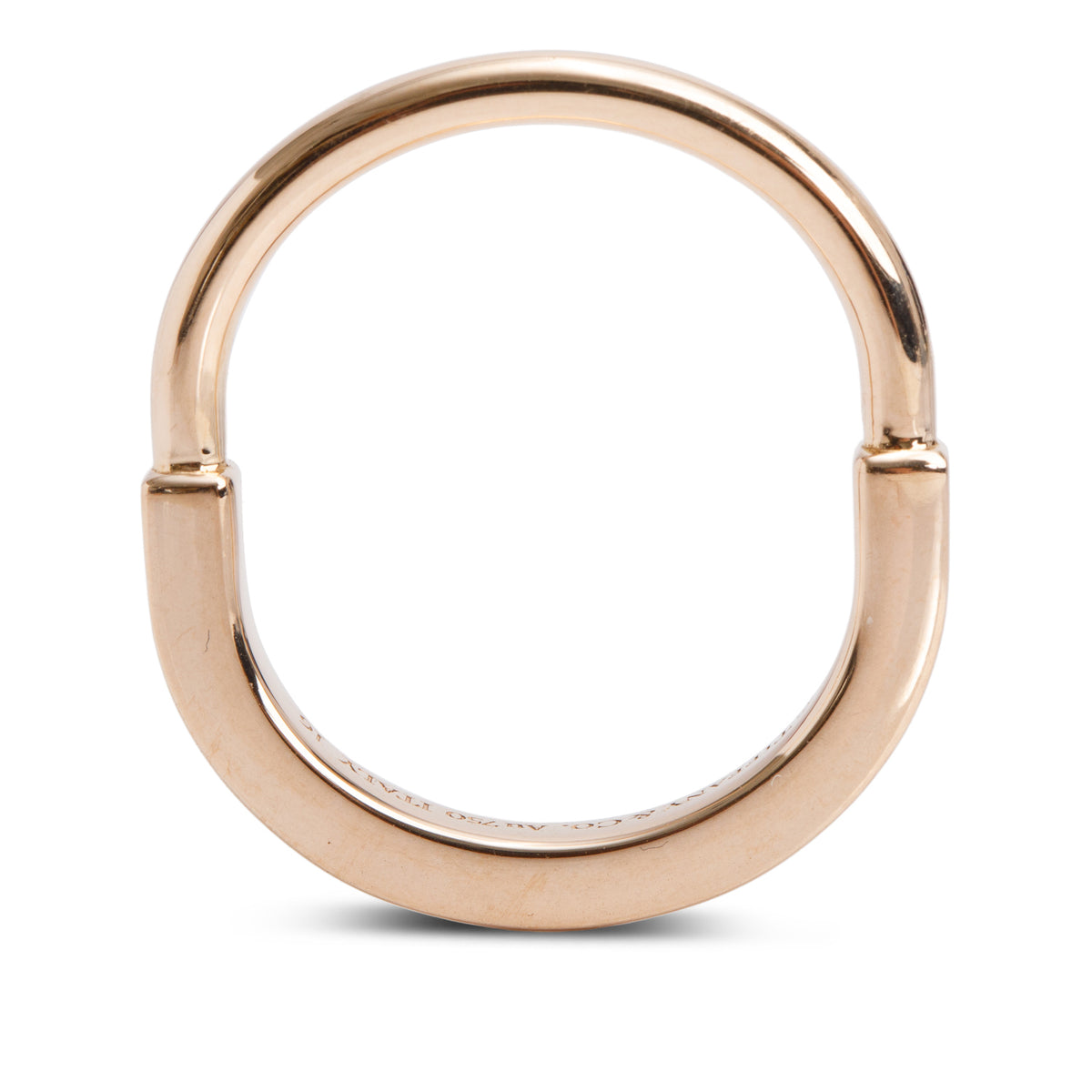 Tiffany & Co. 18k Rose Gold Small Lock Ring, Size 8 – OLIVER'S