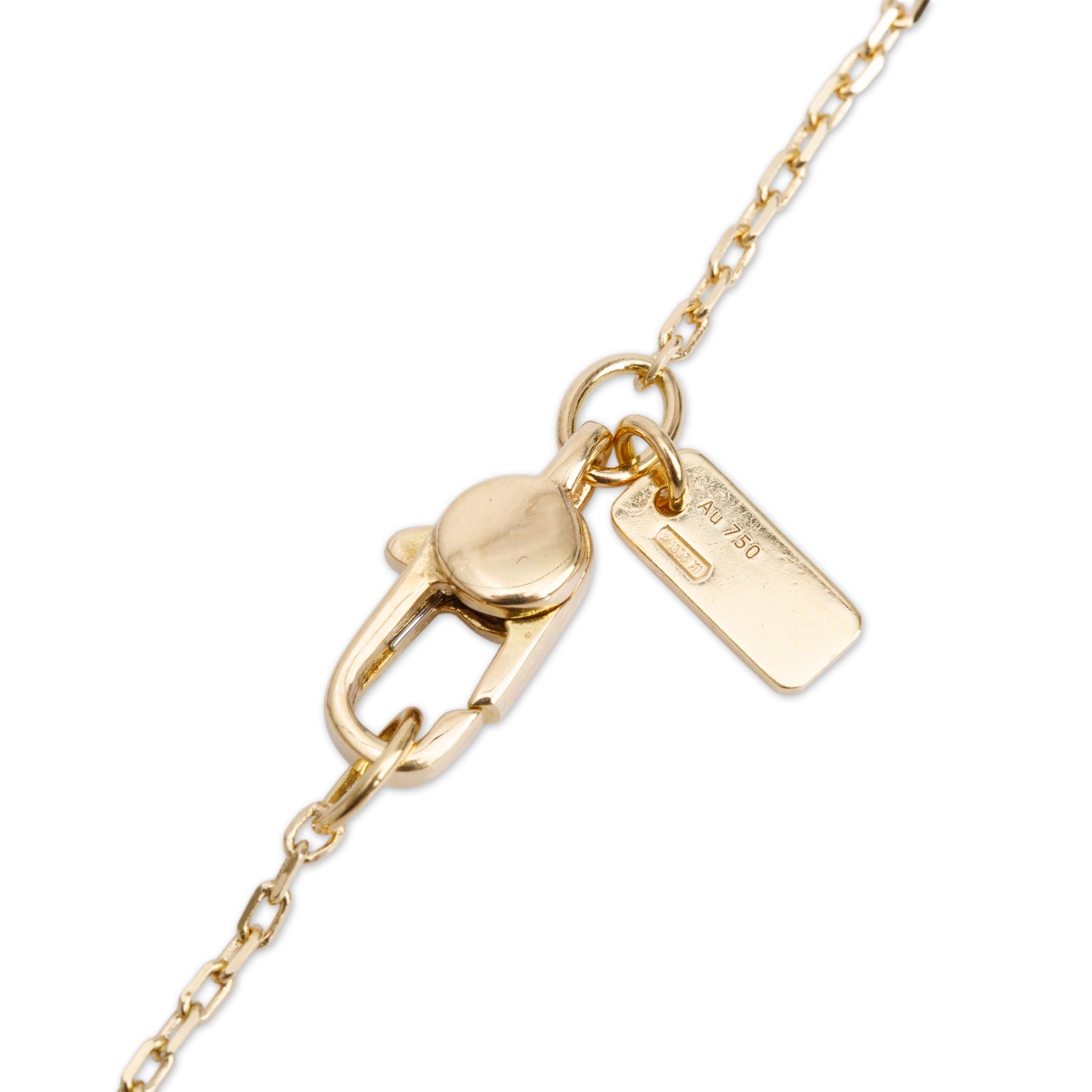 Gucci 18k Yellow Gold Icon Twirl Pendant Necklace