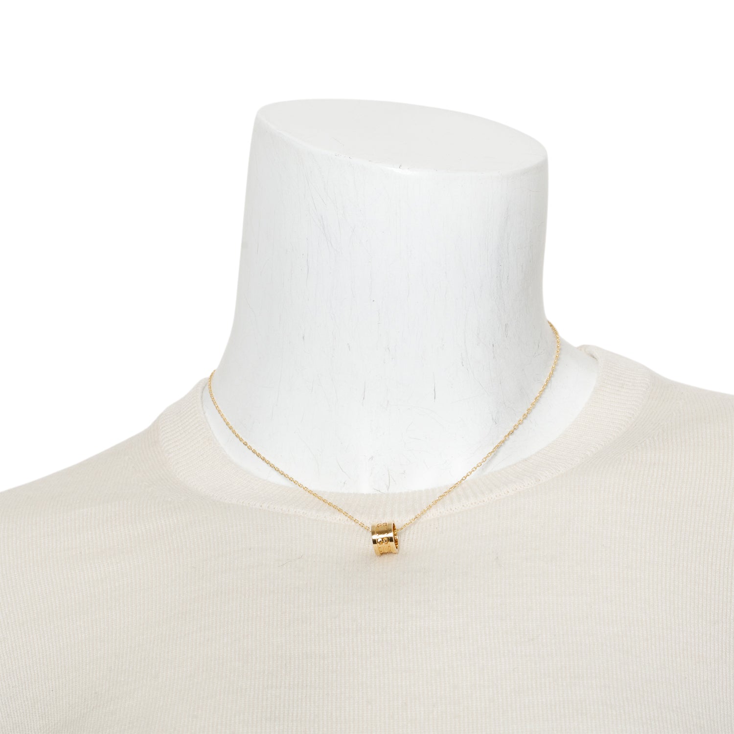 Gucci 18k Yellow Gold Icon Twirl Pendant Necklace