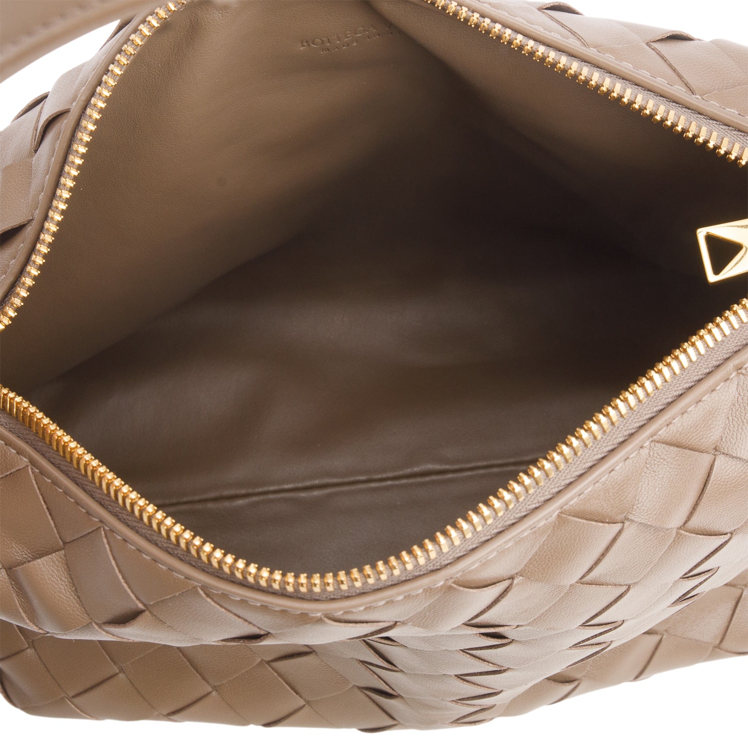 Bottega Veneta Brown Calfskin Nappa Intrecciato Mini Wallace