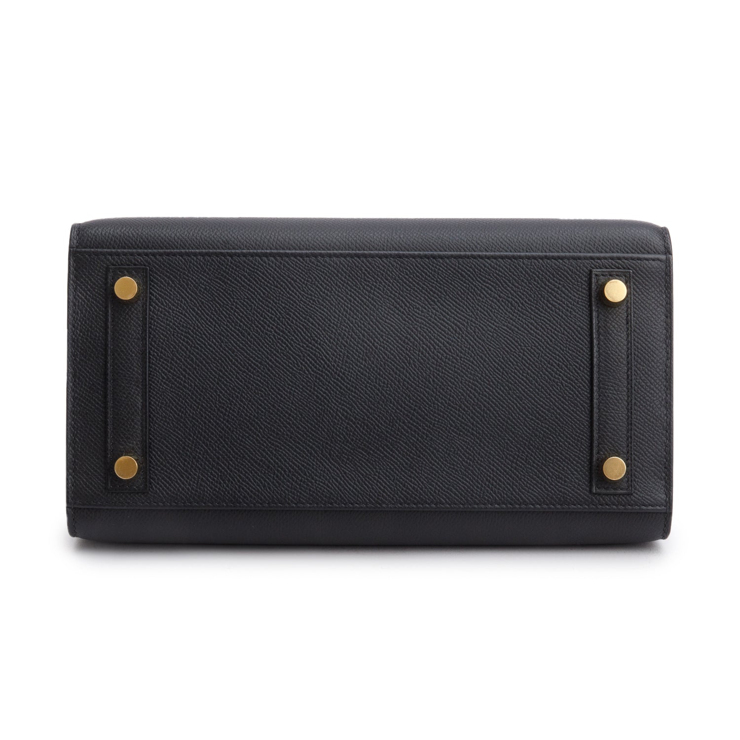 Hermes 2022 Noir Veau Epsom Birkin Sellier 25 w/ Box & Receipt