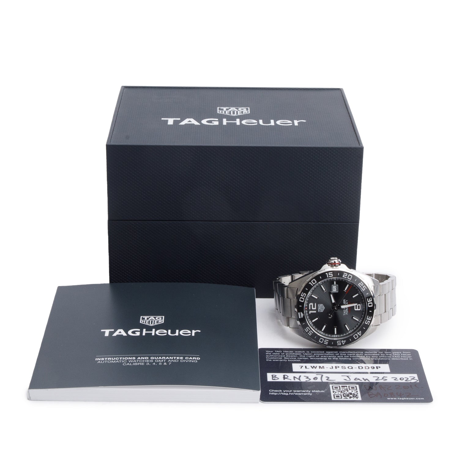 Tag Heuer 2023 Stainless Steel Formula 1 43 MM Automatic Watch WAZ2011 w/ Box & Papers