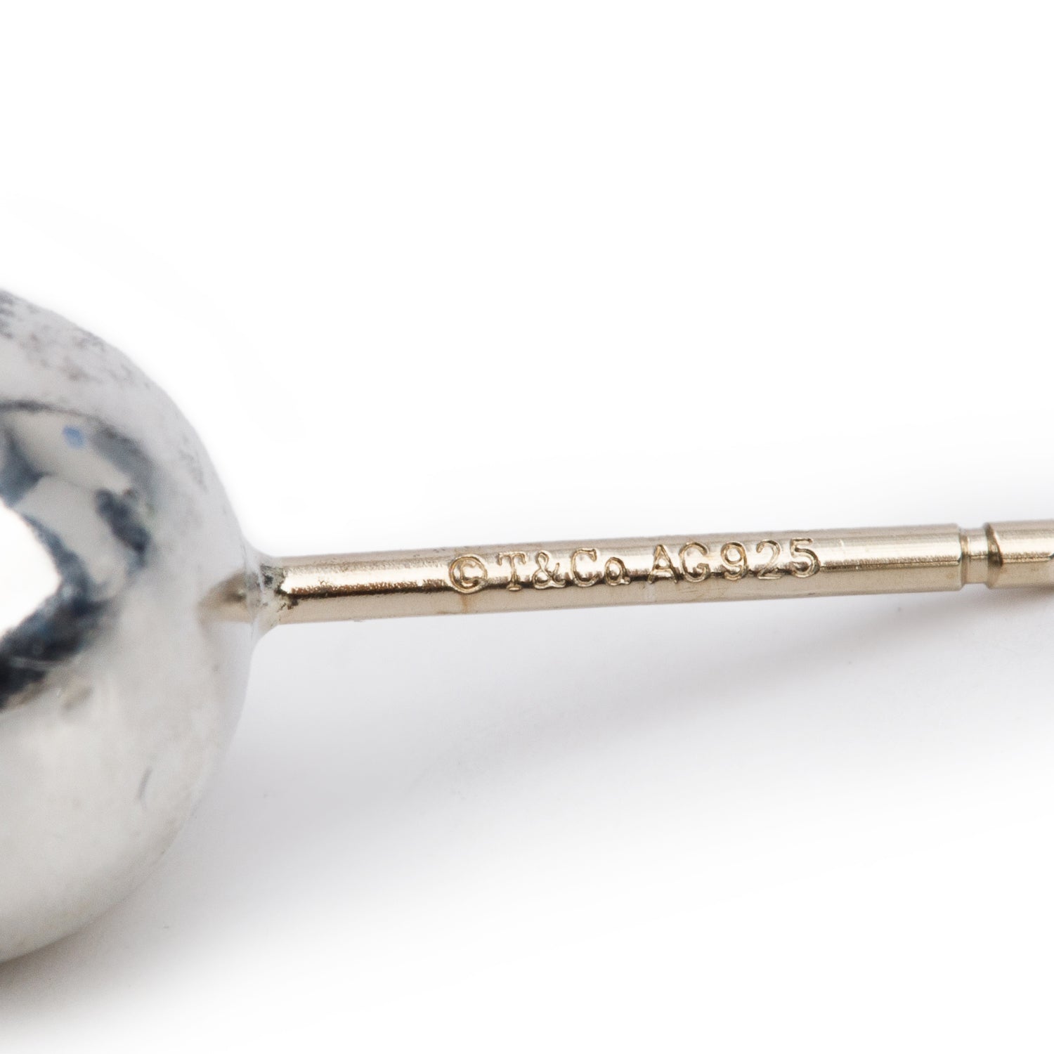 Tiffany & Co. Sterling Silver HardWear 8 MM Ball Earrings