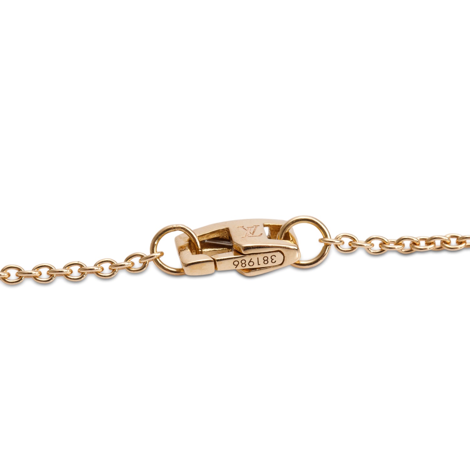 Louis Vuitton 18k Rose Gold Diamond Idylle Blossom Pendant Necklace w/ Box