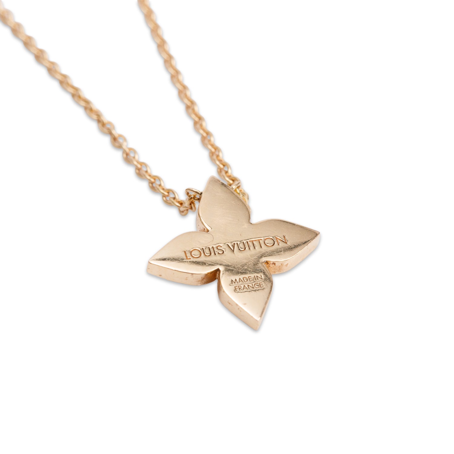 Louis Vuitton 18k Rose Gold Diamond Idylle Blossom Pendant Necklace w/ Box